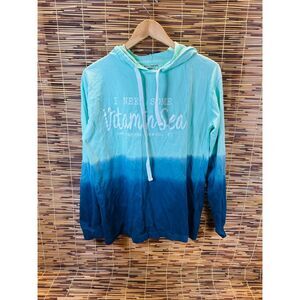 I Need Some Vitamin Sea New Smyrna Beach, FL Hoodie Southern Spirit Large Hoodie